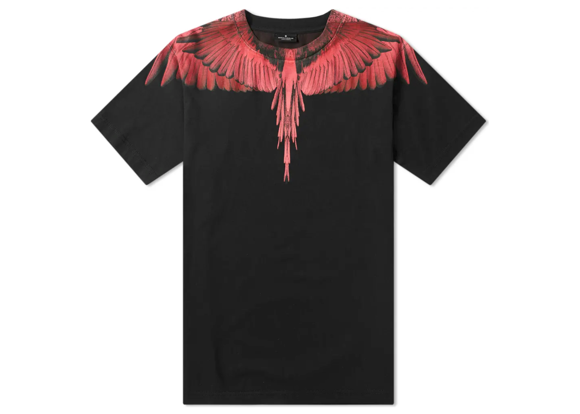 Marcelo Burlon Wing T-Shirt Black Red Men's - US