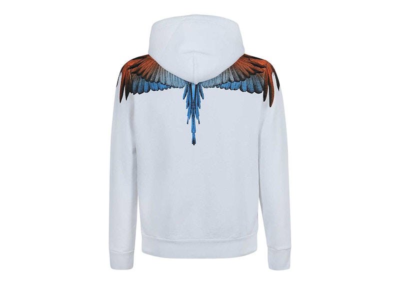 Marcelo Burlon Wings Hoodie White/Red/Blue メンズ - JP