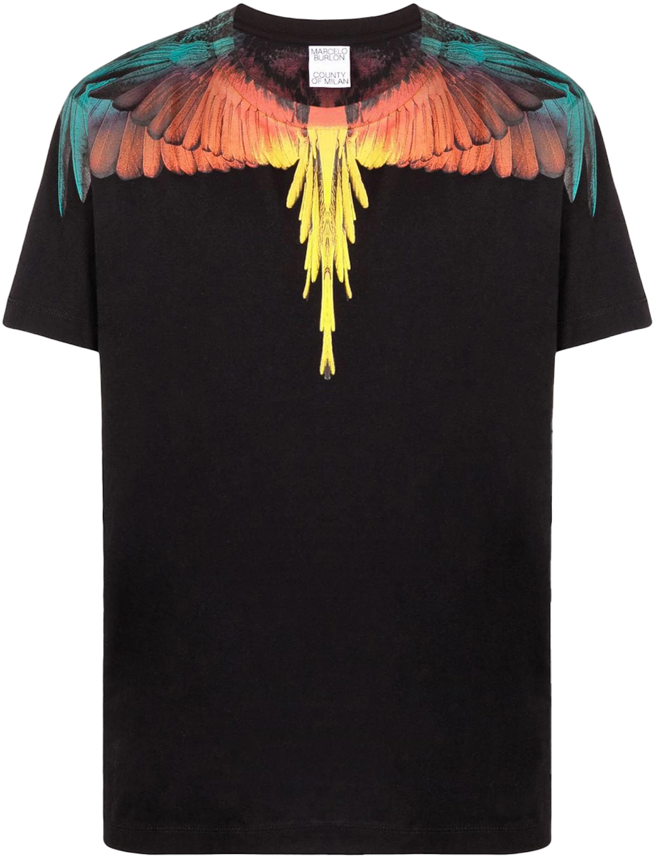 Marcelo Print T-Shirt Black/Blue/Orange - SS22 US