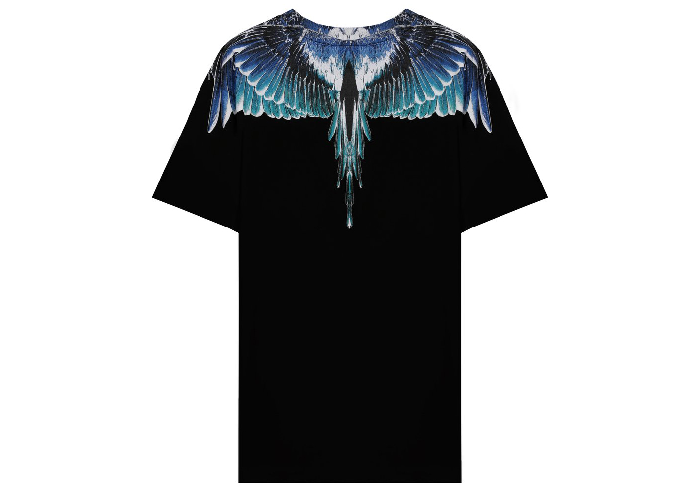 Marcelo Burlon Wings T-shirt Black/Blue 男装- SS21 - CN
