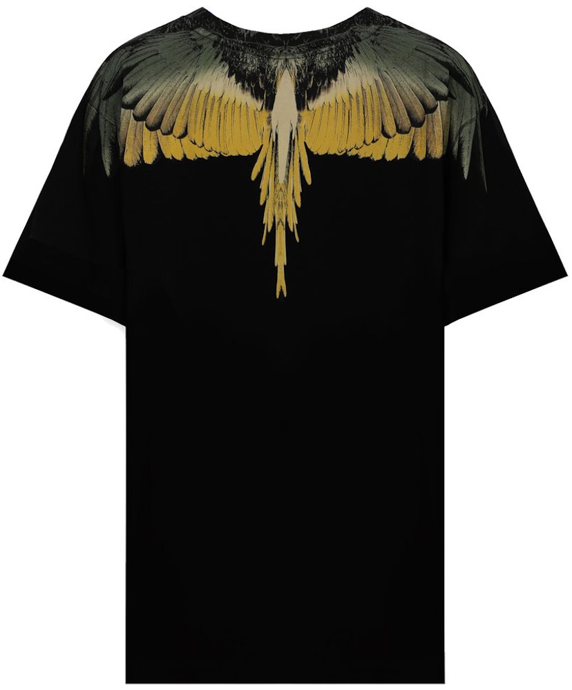 Marcelo Burlon Wings T-shirt Black/Yellow -
