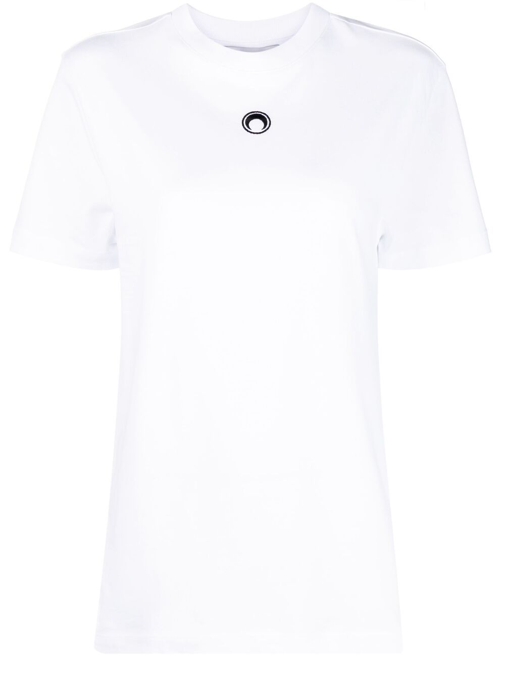 Marine Serre Organic Cotton Embroidered T-shirt White - US