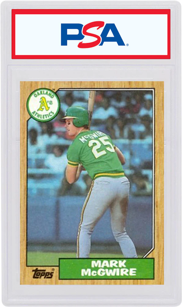 1987 Topps Mark McGwire Oakland A’s #366 Baseball Card With Error, “Wrong  Back”