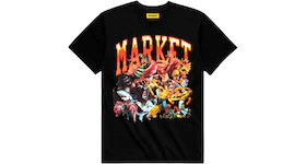 Market Arc Animal Mosh Pit T-Shirt Black