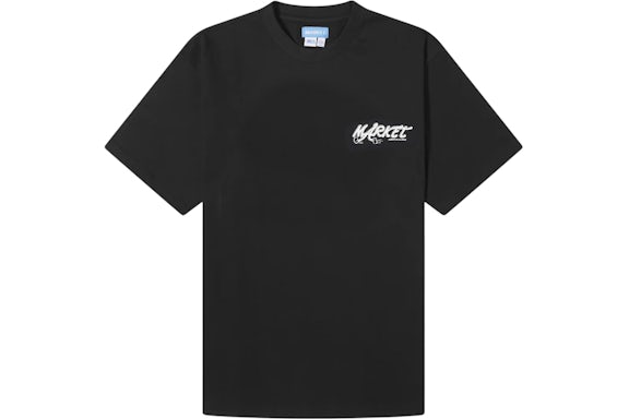 Market Audioman T-Shirt Washed Black