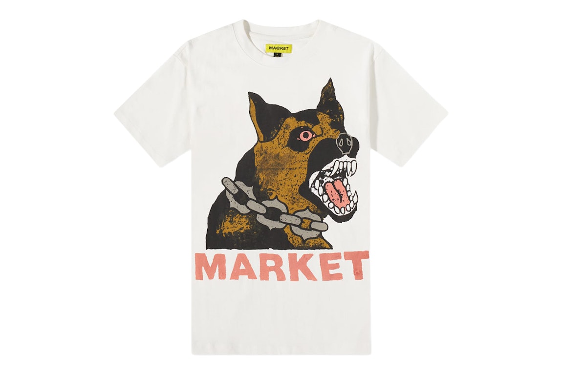 Pre-owned Market Beware Combat T-shirt Cream