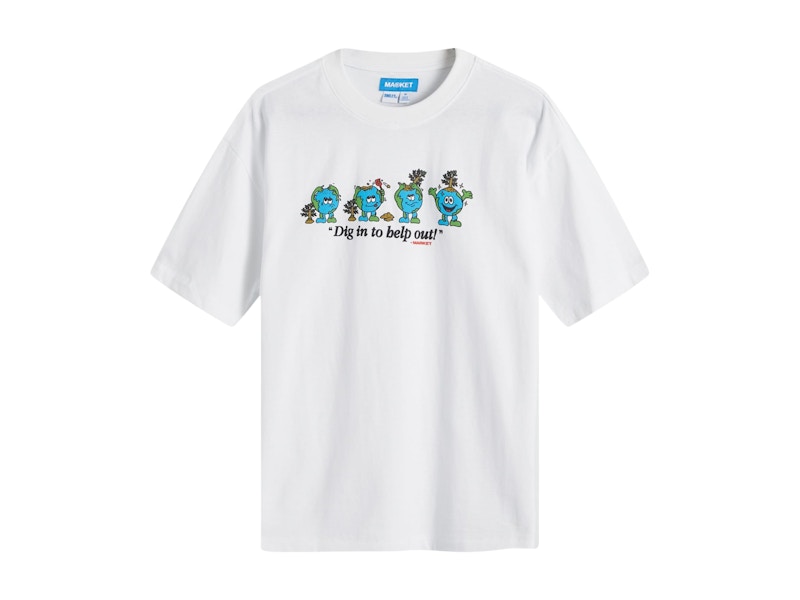 Market Dig In T-Shirt White