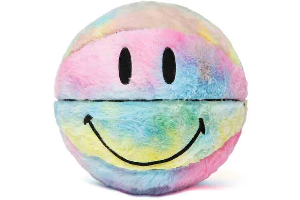 Market Smiley Cotton Candy Plush Basketball Tie-Dye