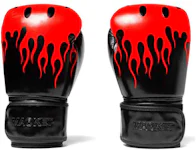 Market Smiley Flame Boxing Gloves Red/Black