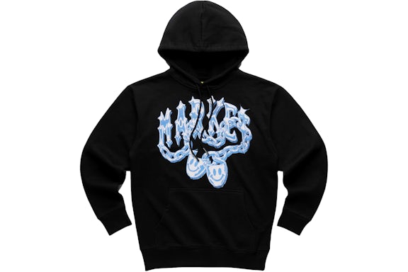 Market Smiley Market Chain Hoodie Black