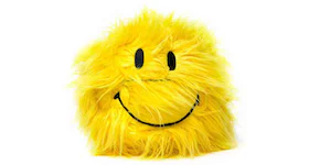 Market Smiley Shaggy Plush Basketball Yellow
