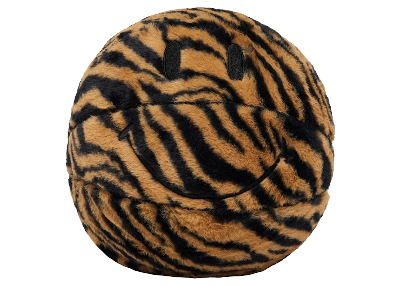 Market Smiley Tiger Plüsch-Basketball, mehrfarbig