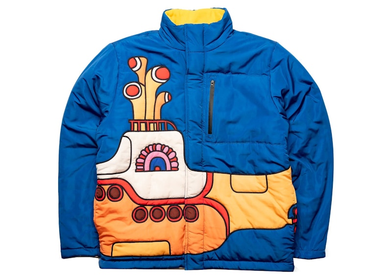 Market x Beatles Yellow Submarine Reversible AOP Nylon Puffer