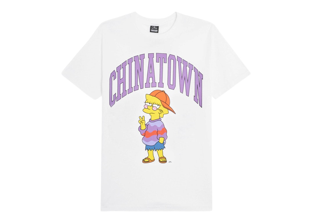 Pre-owned Market X The Simpsons Like You Know Whatever Arc T-shirt White