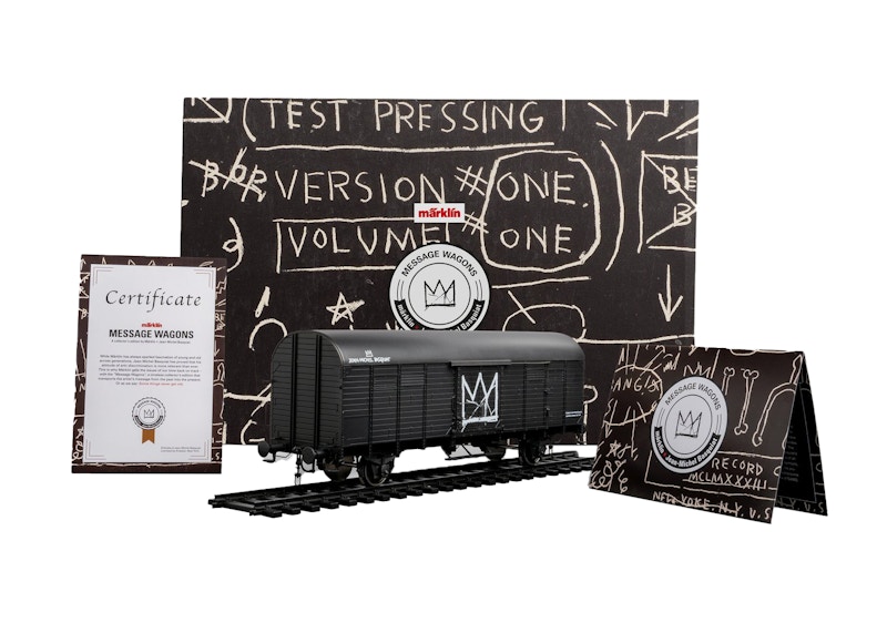 Marklin x Jean-Michel Basquiat Message Wagons Gauge 1 Model Train