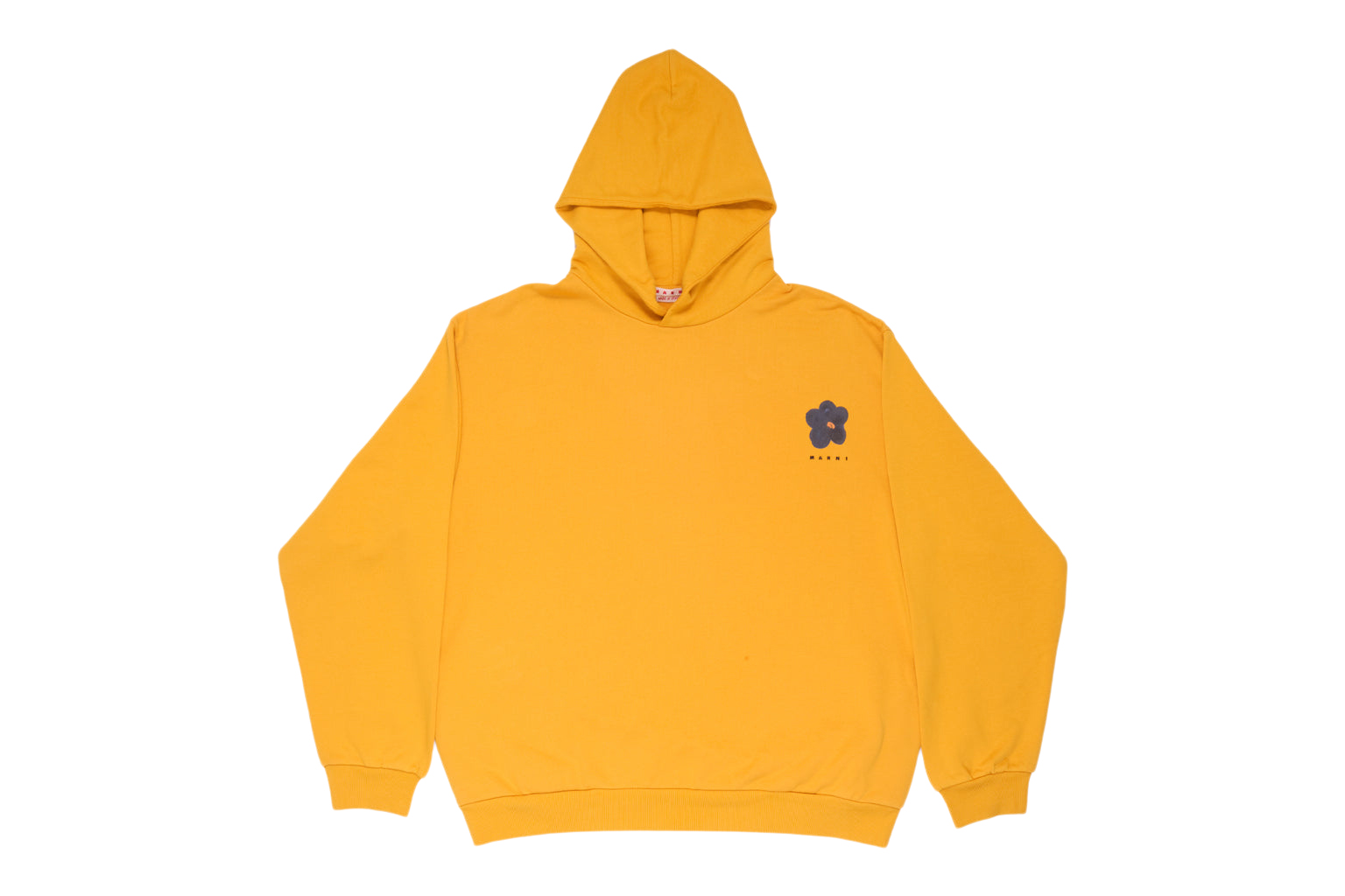 Marni Black Daisy Hooded Sweatshirt Gold メンズ - SS22 - JP