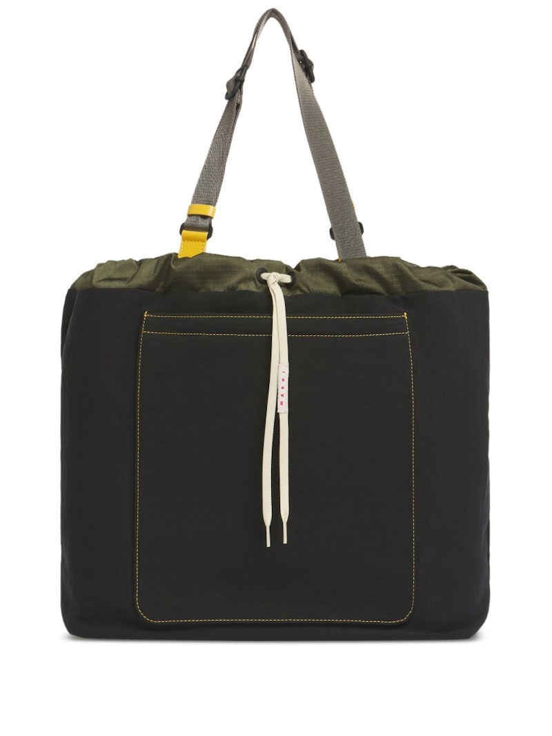 Marni Drawstring Tote Black
