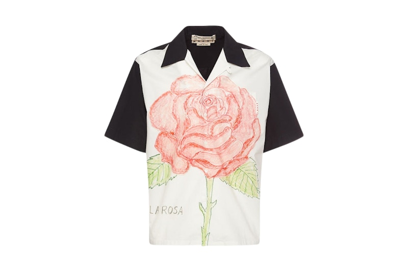 Marni La Rosa Print Poplin Shirt Multicolor