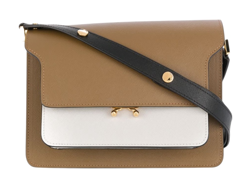 Marni Medium Trunk Bag Multicolor/Brown