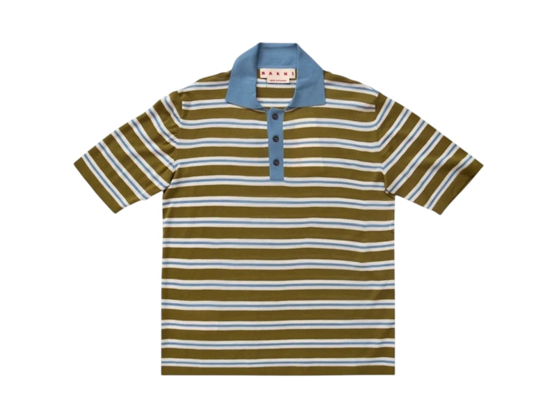 トップス Marni Logo Stripe Polo Shirt Marni Striped Polo Shirt | Saks Fifth Avenue