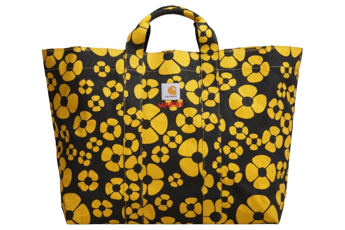 Pre-owned Marni X Carhartt Wip Bag Black/sun Yellow