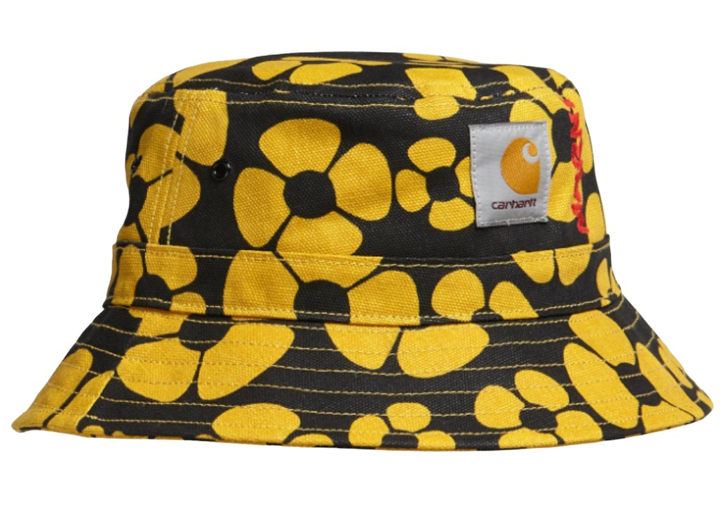 Marni x Carhartt WIP Bucket Hat Black/Sun Yellow