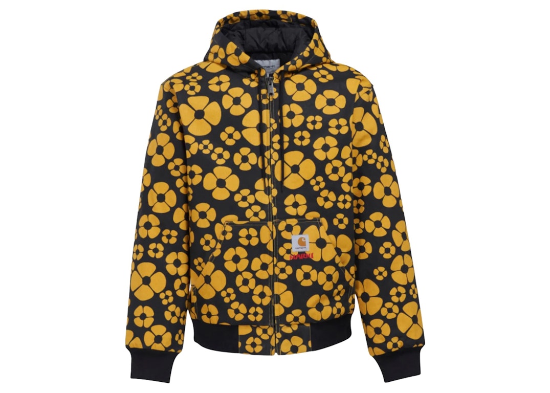 Pre-owned Marni X Carhartt Flower Jacket Yellow
