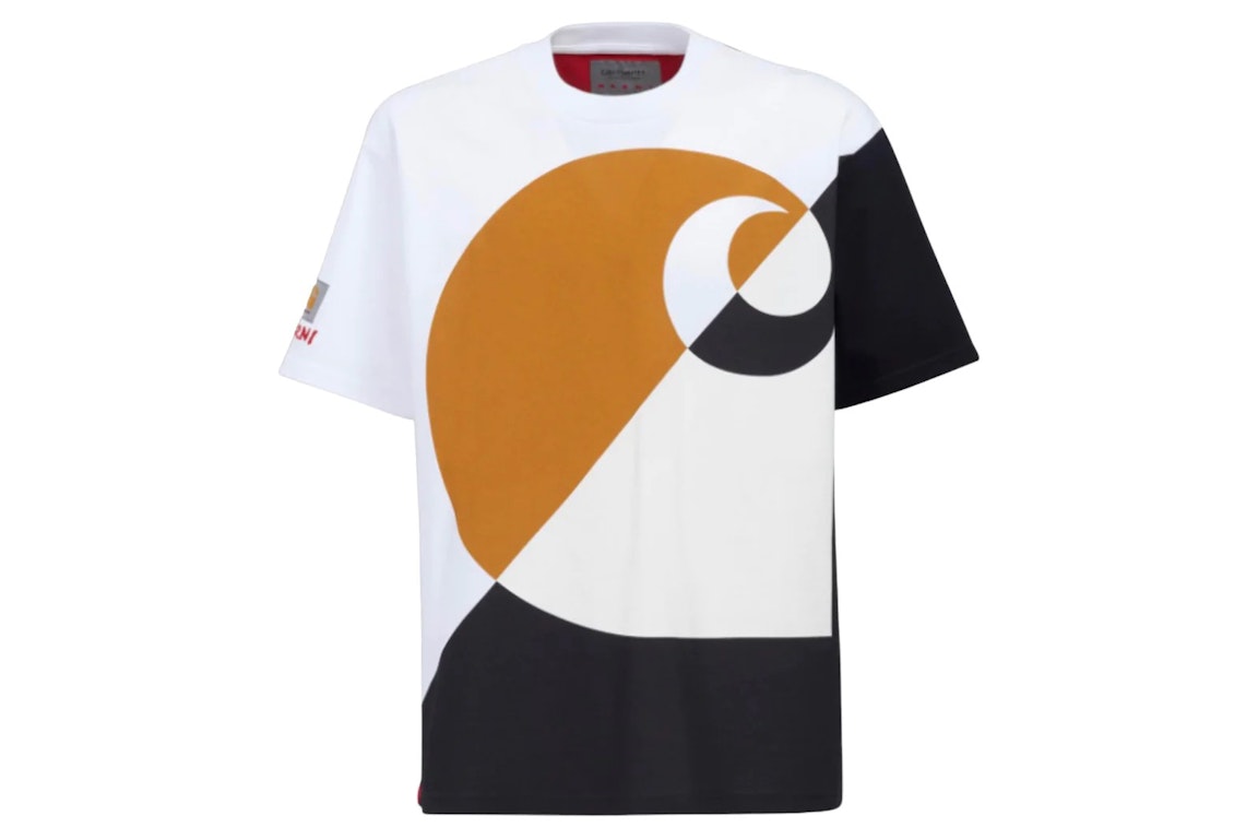 Pre-owned Marni X Carhartt Logo T-shirt Multicolor
