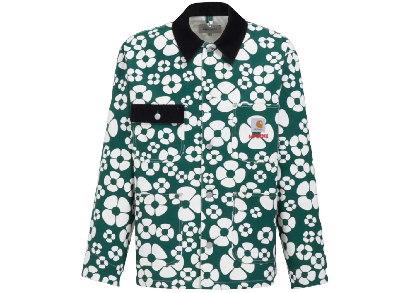 Marni x Carhartt WIP Work Jacket Green/White Men's SS23 US