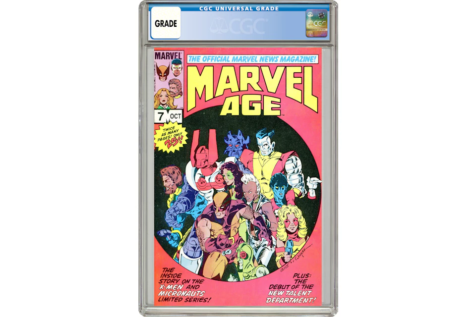 Marvel Age (1983 Marvel) #7 Comic Book CGC Graded - JP