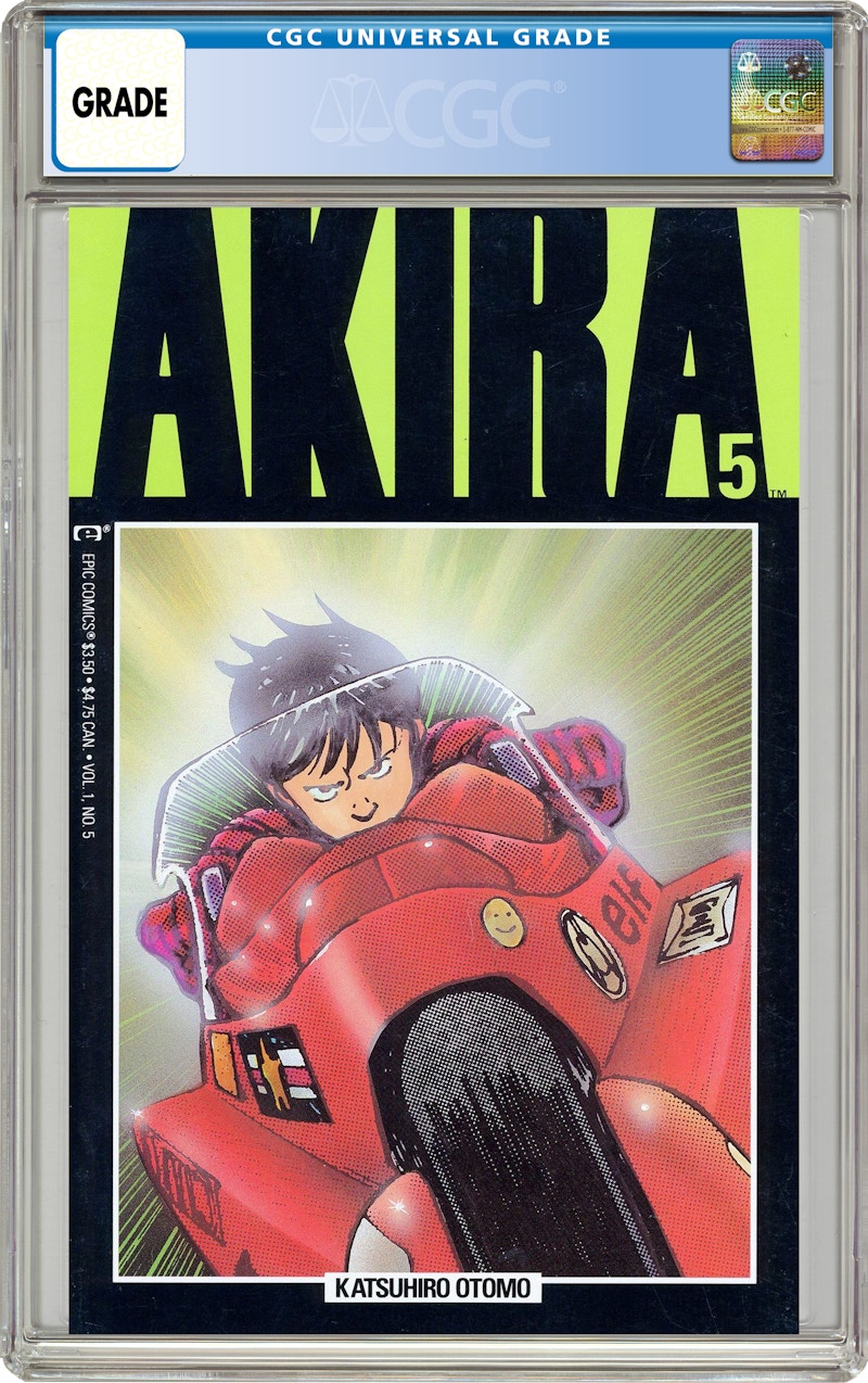 Marvel Akira (1988) #5 Comic Book CGC Graded - US