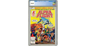 Marvel Alpha Flight #1 Comic Book CGC Graded