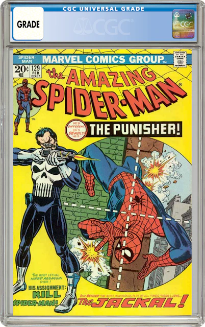 Marvel Amazing Spider-Man #129 (1st App. of The Punisher) Comic Book CGC  Graded - GB