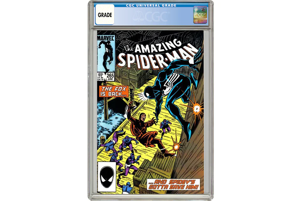 Marvel Amazing Spider-Man #265 (1st App. of Silver Sable) Comic Book CGC Graded