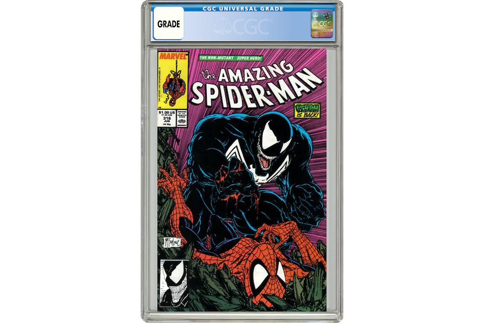 Marvel Amazing Spider-Man #316 (Venom Cover) Comic Book CGC Graded
