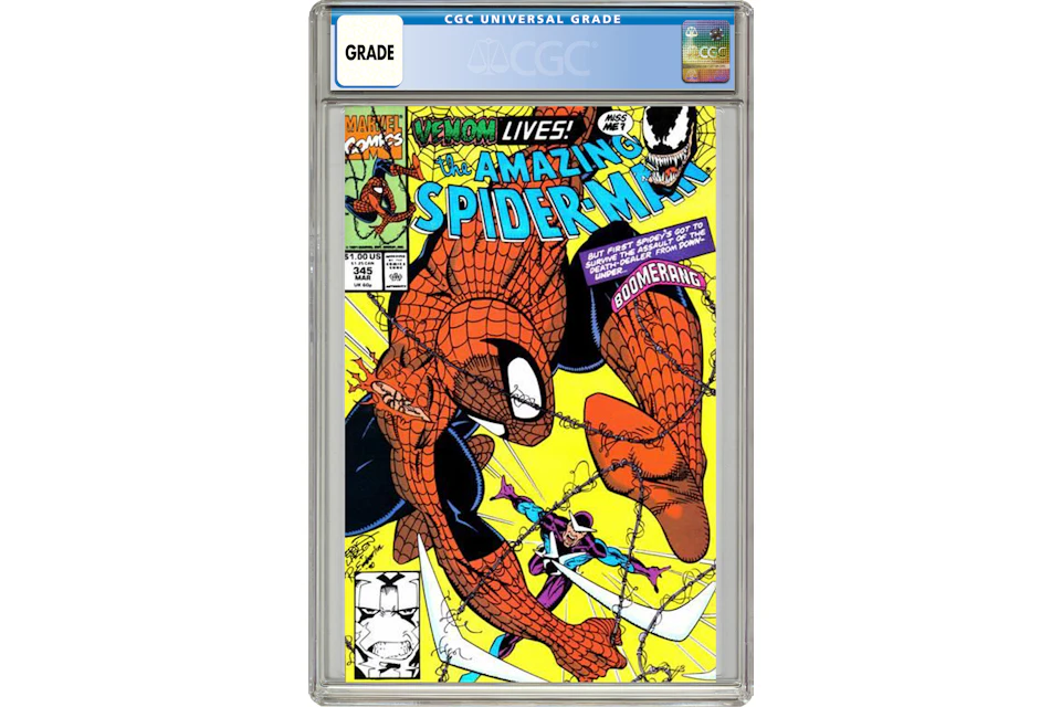 Marvel Amazing Spider-Man #345 Comic Book CGC Graded