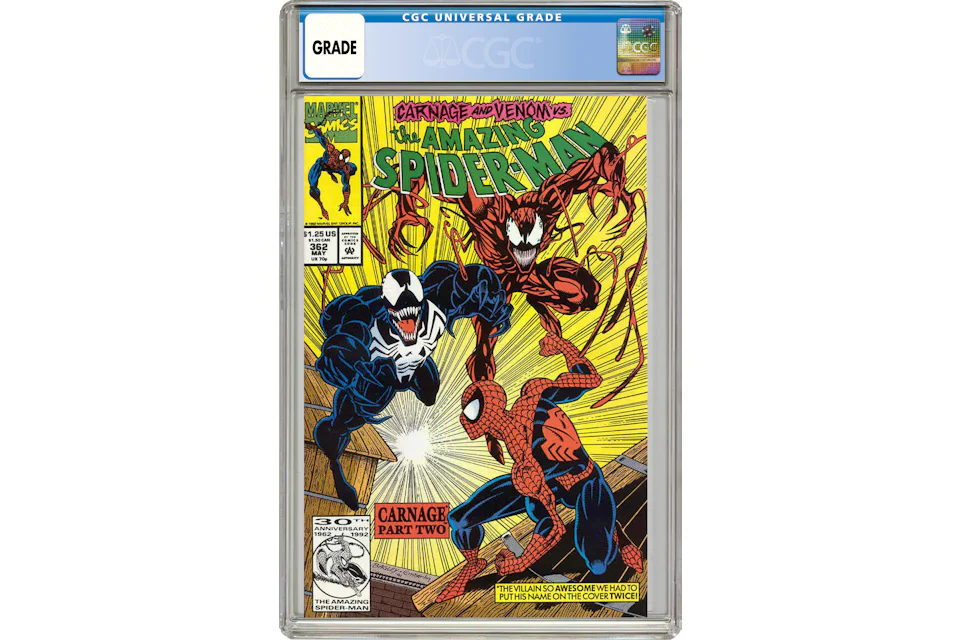 Marvel Amazing Spider-Man #362 (Carnage and Venom Key Issue) Comic Book CGC Graded