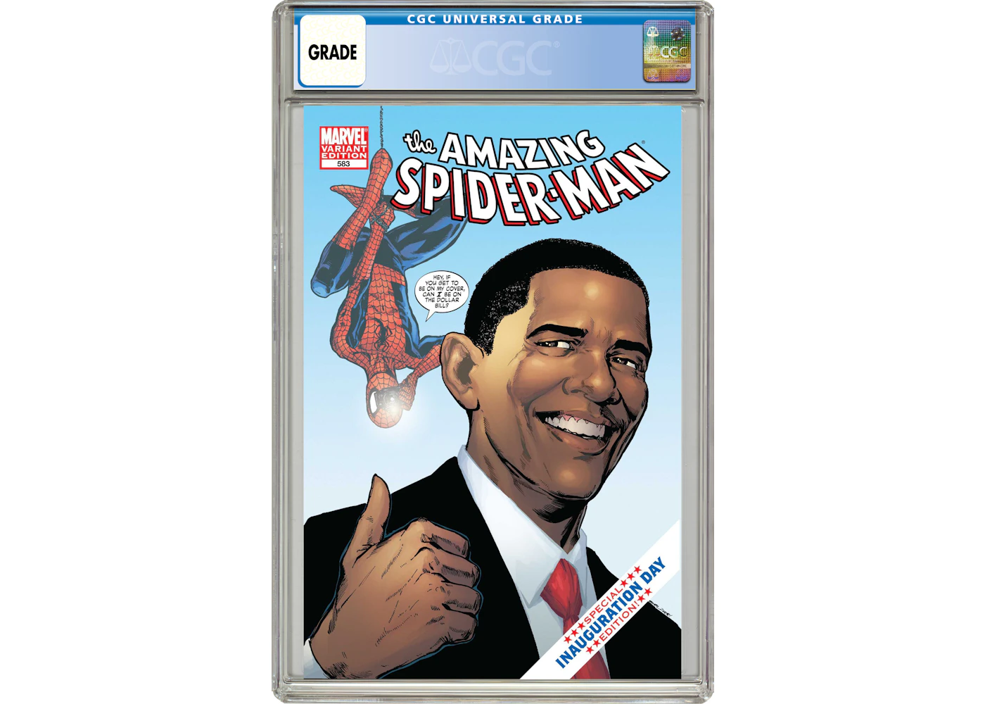 Marvel Amazing Spider-Man #583 Variant Edition Comic Book CGC Graded