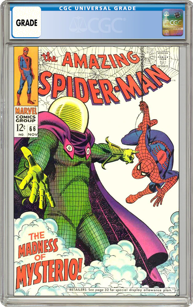 va a decidir Envolver Inflar Marvel Amazing Spider-Man #66 (Mysterio App.) Comic Book CGC Graded - ES