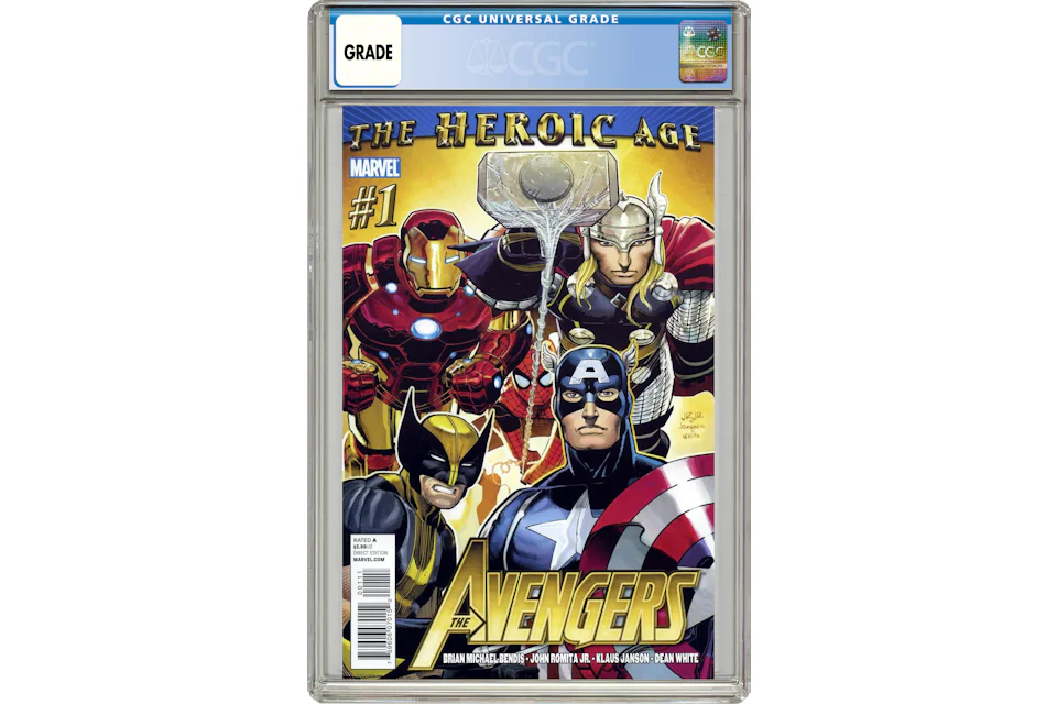 Marvel Avengers (2010 4th Series) #1A Comic Book CGC Graded - US