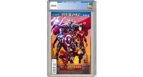 Marvel Avengers (2010 4th Series) #1B Comic Book CGC Graded