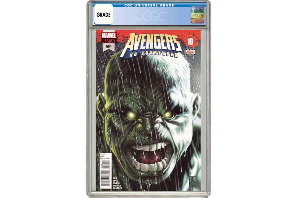 Marvel Avengers #684 (1st "Immortal Hulk") Comic Book CGC Graded