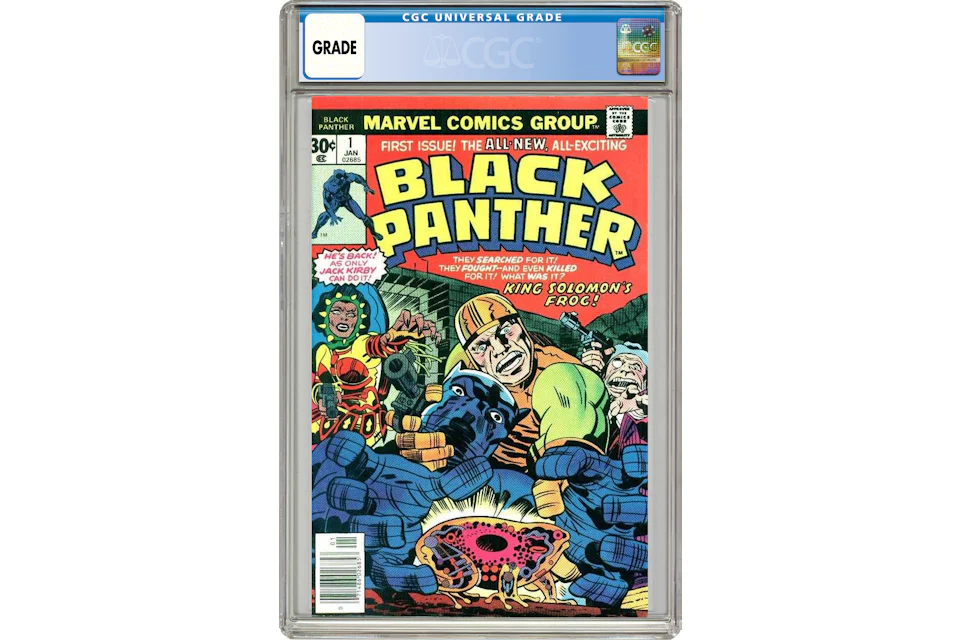 Marvel Black Panther #1 Comic Book CGC Graded