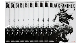 Marvel Black Panther #1 StockX Exclusive Black & White Sketch Variant Edition Comic Book (Lot of 10)