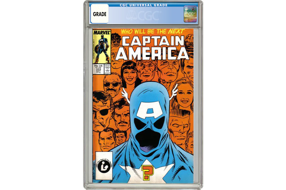 Marvel Captain America (1968 1st Series) #333 Comic Book CGC Graded