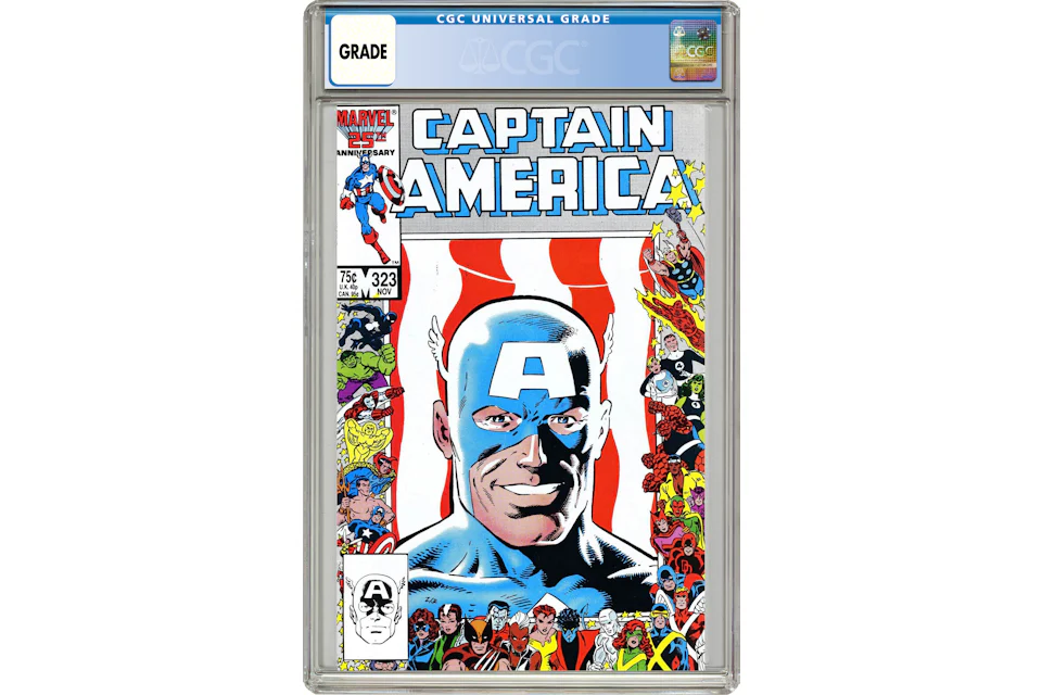 Marvel Captain America #323 (1st App. of the new Super-Patriot) Comic Book CGC Graded