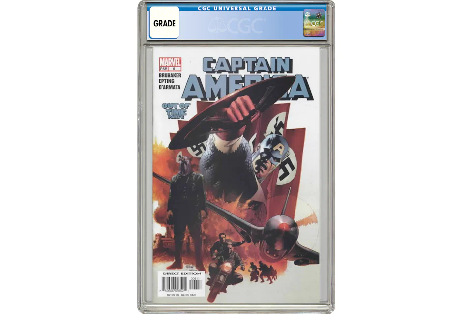 Marvel Captain America #6 (1st Full App. of Winter Soldier) Comic Book CGC Graded