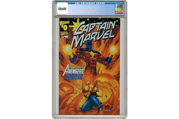 Marvel Captain Marvel #0 Comic Book CGC Graded