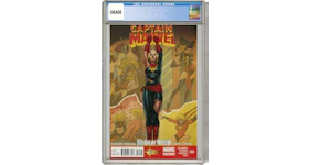 Marvel Captain Marvel (2012 #7th Series) #14A.D Comic Book CGC Graded