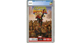 Marvel Captain Marvel (2012 #7th Series) #17A Comic Book CGC Graded